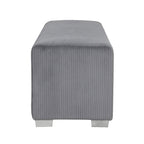 Banc en chenille avec simulateur de cheminée et audio Bluetooth