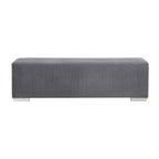 Banc en chenille avec simulateur de cheminée et audio Bluetooth