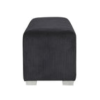 Banc en chenille avec simulateur de cheminée et audio Bluetooth