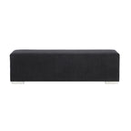 Banc en chenille avec simulateur de cheminée et audio Bluetooth