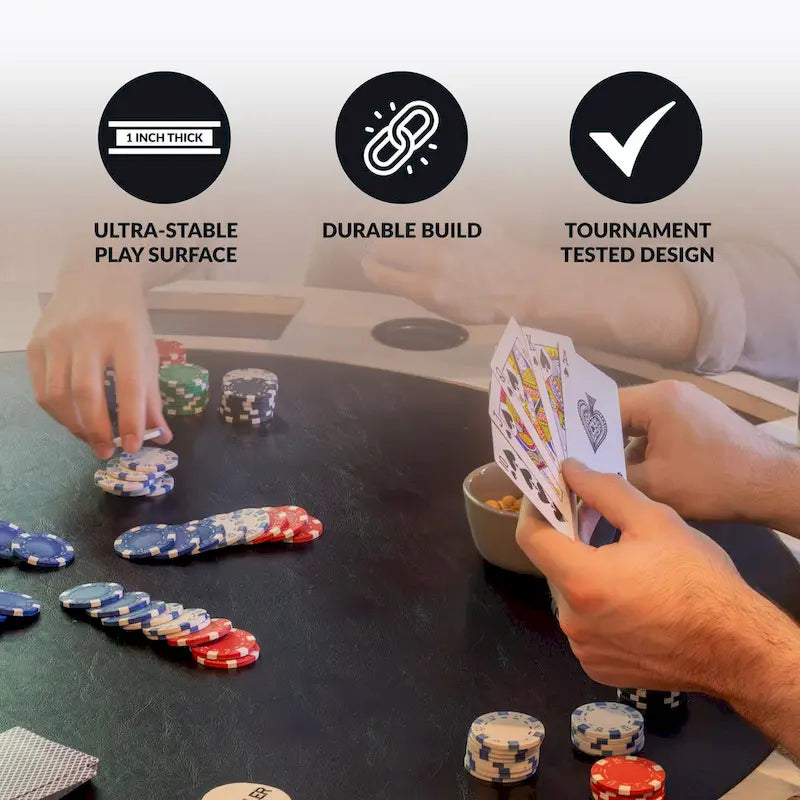 Ensemble table à manger et table de poker Montecito - Bois flotté