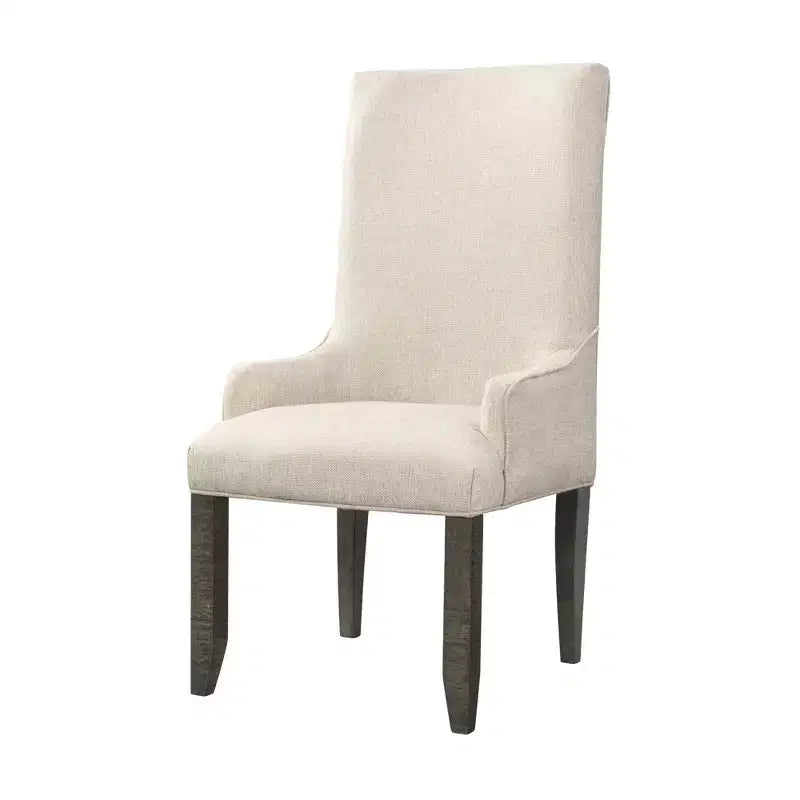 Ensemble chaises Stanford Parson crème – Picket House Furnishings : Dossier haut rembourré avec accoudoirs