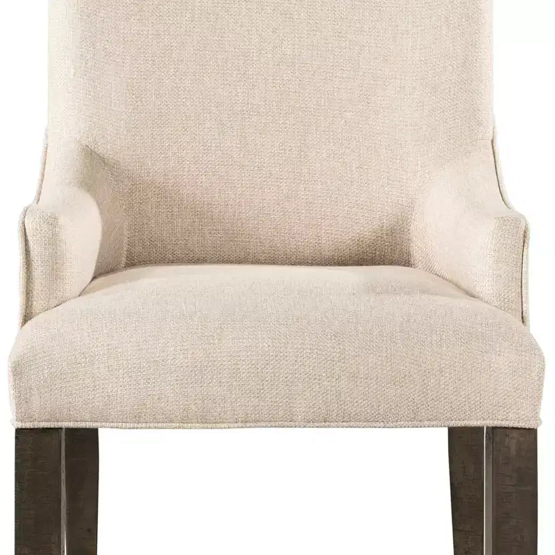 Ensemble chaises Stanford Parson crème – Picket House Furnishings : Dossier haut rembourré avec accoudoirs