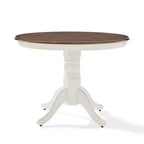 Table à manger ronde Shelby blanc vieilli - Crosley