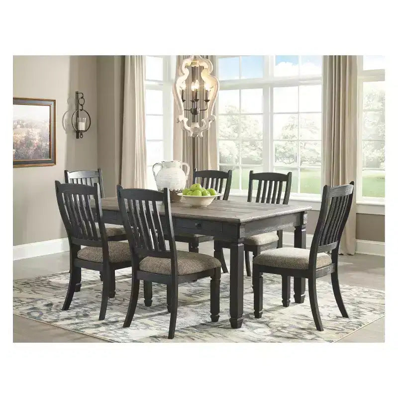 Table de salle à manger rectangulaire Tyler Creek Marron/Noir - Signature Design by Ashley