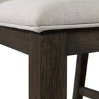 Table à manger extensible 7 pièces Jasper et six chaises d'appoint rembourrées Noyer grillé - Picket House Furnishings