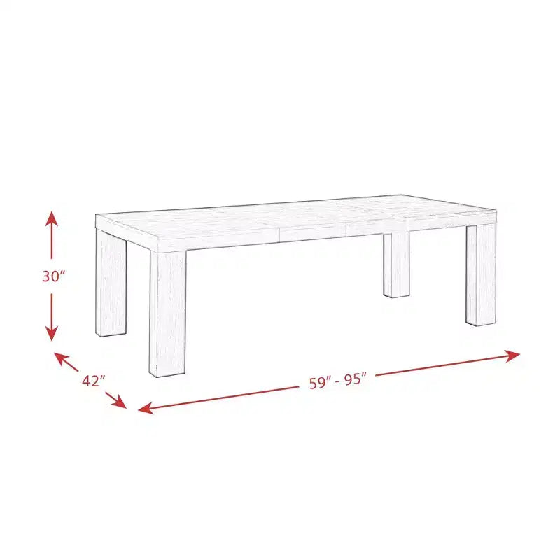 Table à manger extensible 7 pièces Jasper et six chaises d'appoint rembourrées Noyer grillé - Picket House Furnishings