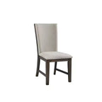Table à manger extensible 7 pièces Jasper et six chaises d'appoint rembourrées Noyer grillé - Picket House Furnishings