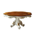 62" Picardy Dining Table Antique Pearl/Cherry Oak Finish - Acme Furniture