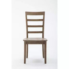 Ensemble de table à manger extensible 3 pièces Boulder avec finition en bois de grange brossé (brun) - Boraam : Plateau carré moderne à abattants, peut accueillir jusqu'à 4 personnes