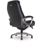 Fauteuil de bureau Serta Works Executive avec technologie Smart Layers Gris : cuir reconstitué ergonomique, hauteur réglable, capacité de 125 kg