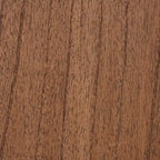 bali &amp; pari Table de chevet Holitz en bois de bayur, Noyer brun/Marron clair : 21,7 po de hauteur, Aucun assemblage requis