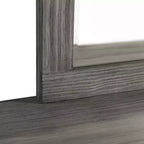 Ensemble de chambre à coucher 6 pièces King Montauk avec panneau gris - Picket House Furnishings : Comprend une commode, un chiffonnier et une table de chevet