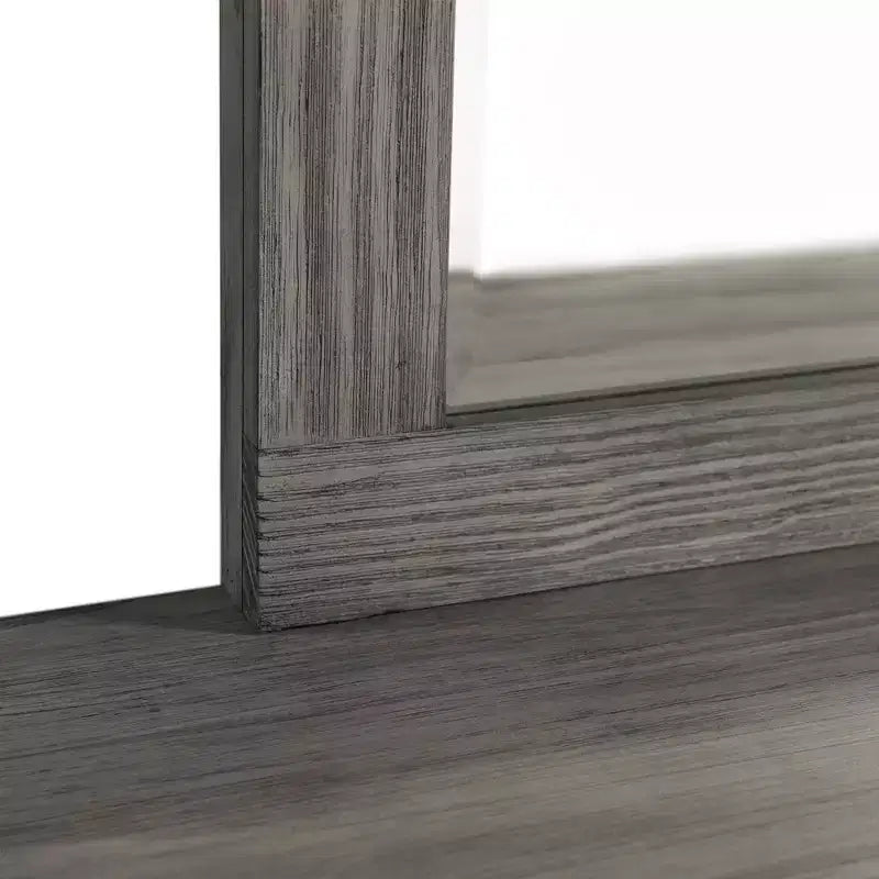 Ensemble de chambre à coucher 6 pièces King Montauk avec panneau gris - Picket House Furnishings : Comprend une commode, un chiffonnier et une table de chevet