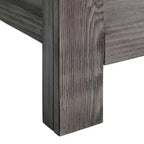 Ensemble de chambre à coucher 6 pièces King Montauk avec panneau gris - Picket House Furnishings : Comprend une commode, un chiffonnier et une table de chevet