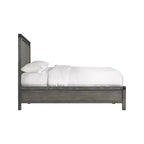 Ensemble de chambre à coucher 6 pièces King Montauk avec panneau gris - Picket House Furnishings : Comprend une commode, un chiffonnier et une table de chevet