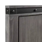 Ensemble de chambre à coucher 6 pièces King Montauk avec panneau gris - Picket House Furnishings : Comprend une commode, un chiffonnier et une table de chevet