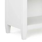 Table de chevet 24" Sterling en bois massif blanc - WyndenHall