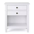 Table de chevet 24" Sterling en bois massif blanc - WyndenHall