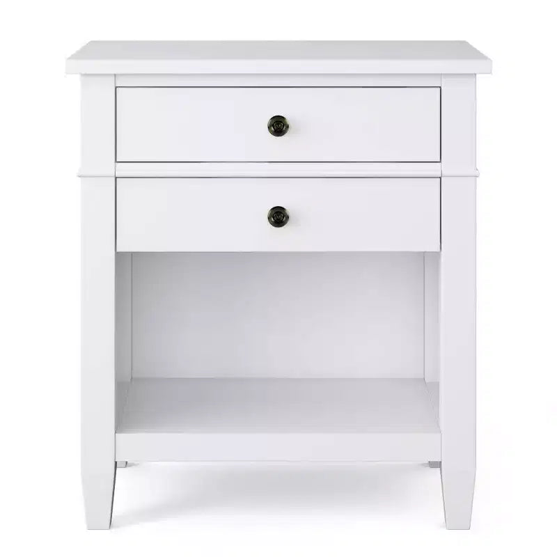 Table de chevet 24" Sterling en bois massif blanc - WyndenHall