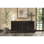 Meuble TV traditionnel Kingston 70" : Style Manoir Anglais, Aucun assemblage requis - Martin Furniture