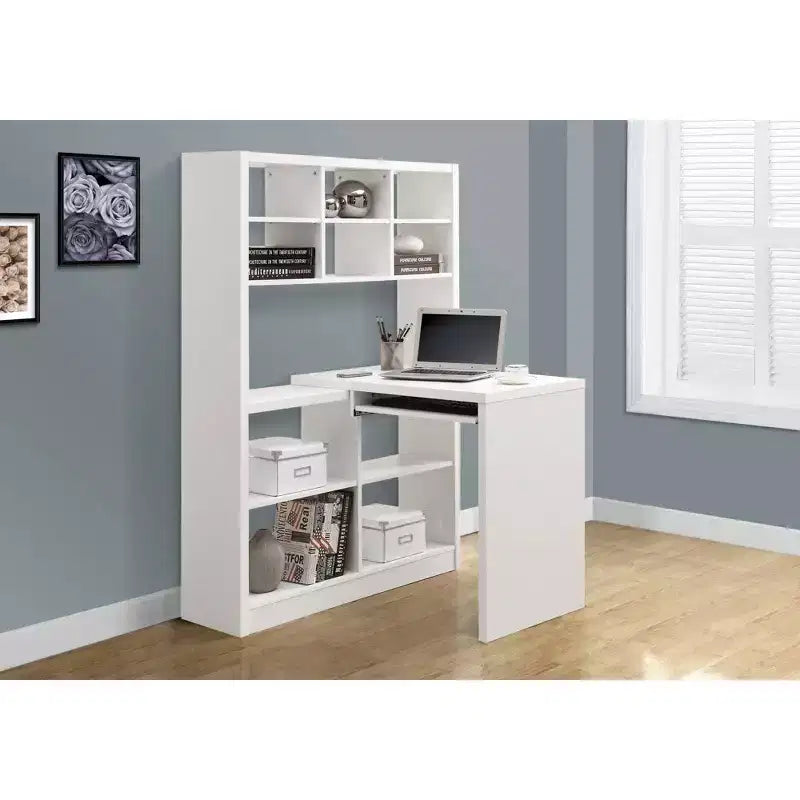 Bureau d'angle blanc Facing - EveryRoom