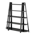 Winsome 3pc 58.03" Adam Shelving Set Black: Transitional Style, Wood Composite, 15 Shelves, Assembly Tools Provided