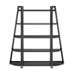 Winsome Ensemble d'étagères Adam 3 pièces de 147,4 cm Noir : Style transitionnel, bois composite, 15 étagères, outils de montage inclus