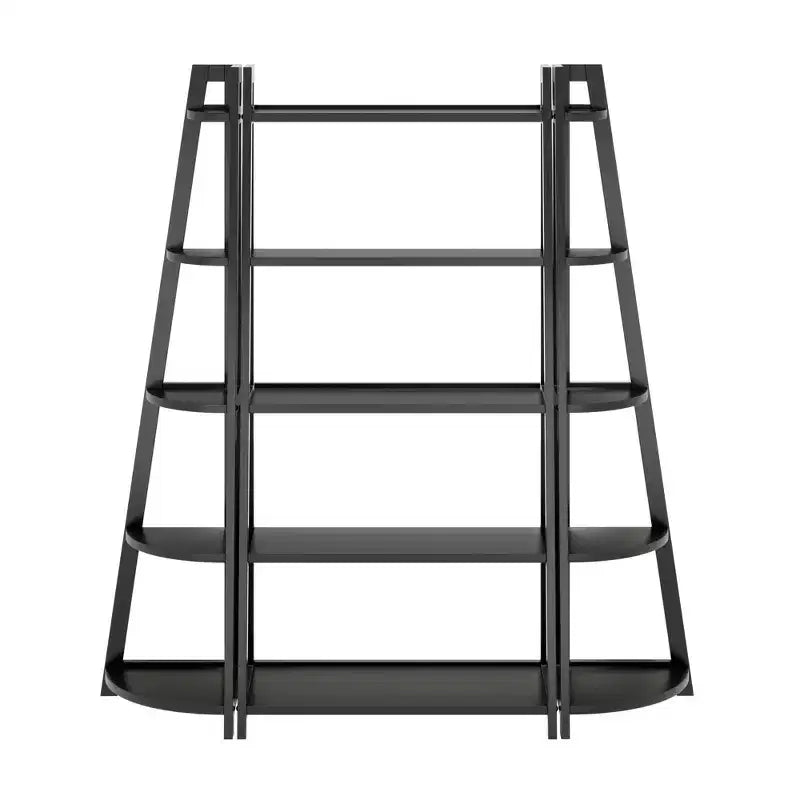 Winsome Ensemble d'étagères Adam 3 pièces de 147,4 cm Noir : Style transitionnel, bois composite, 15 étagères, outils de montage inclus