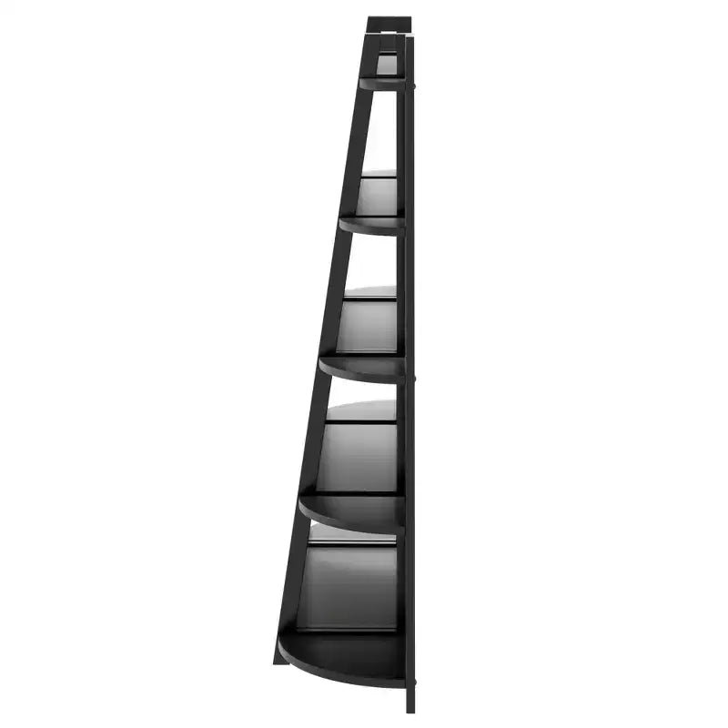 Winsome Ensemble d'étagères Adam 3 pièces de 147,4 cm Noir : Style transitionnel, bois composite, 15 étagères, outils de montage inclus