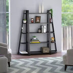 Winsome Ensemble d'étagères Adam 3 pièces de 147,4 cm Noir : Style transitionnel, bois composite, 15 étagères, outils de montage inclus