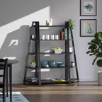 Winsome Ensemble d'étagères Adam 3 pièces de 147,4 cm Noir : Style transitionnel, bois composite, 15 étagères, outils de montage inclus