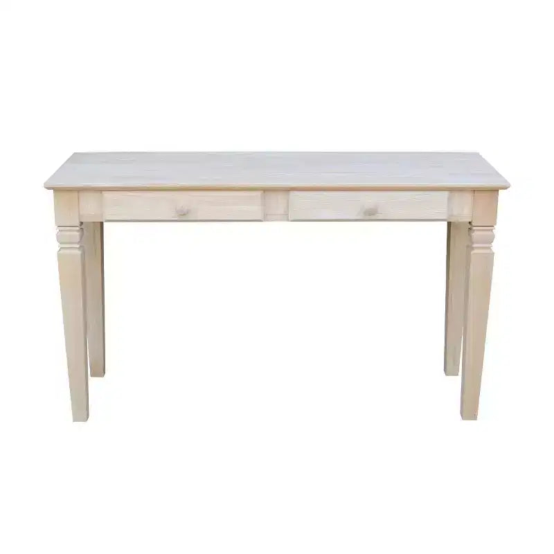 Table Console Java avec 2 Tiroirs Non Finie - International Concepts