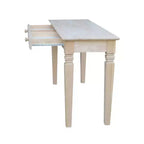 Table Console Java avec 2 Tiroirs Non Finie - International Concepts