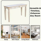 Table Console Java avec 2 Tiroirs Non Finie - International Concepts