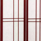 Paravent Eudes Shoji 1,8 m - Bois de rose (3 panneaux)