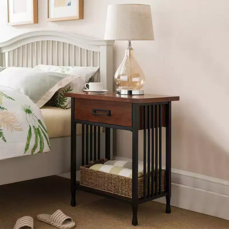 Table de chevet en chêne - Leick Home