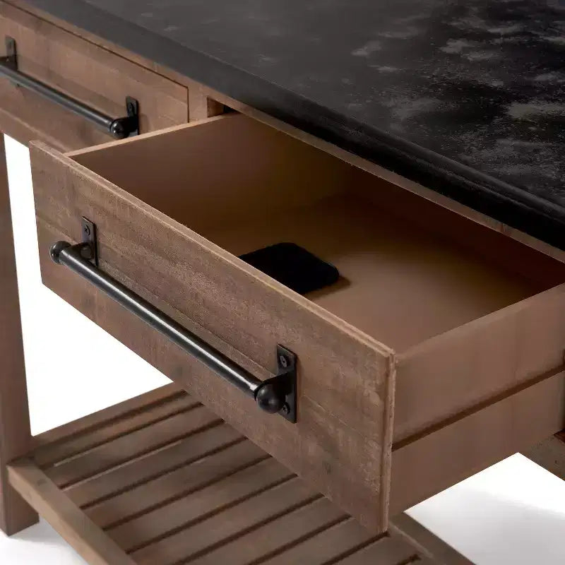 Console Eugène Marron - ClickDecor