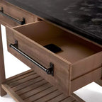 Console Eugène Marron - ClickDecor