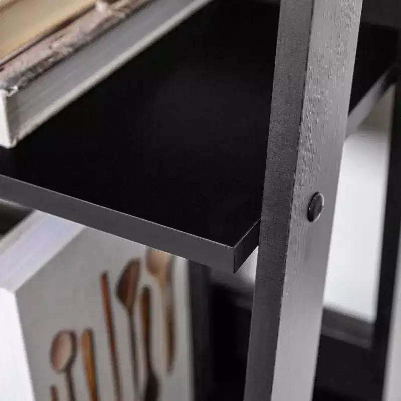 55 Thatcher Étagère en bois de 4 tablettes, style échelle - Saracina Home