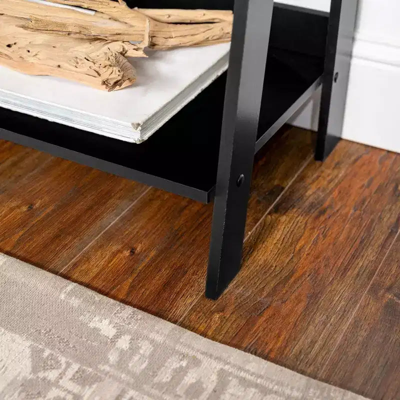 55 Thatcher Étagère en bois de 4 tablettes, style échelle - Saracina Home