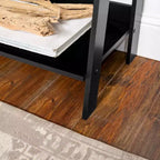 55 Thatcher Étagère en bois de 4 tablettes, style échelle - Saracina Home