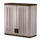 Meuble de rangement mural Suncast à étagère simple en résine, 1,2 m, platine (paquet de 3)