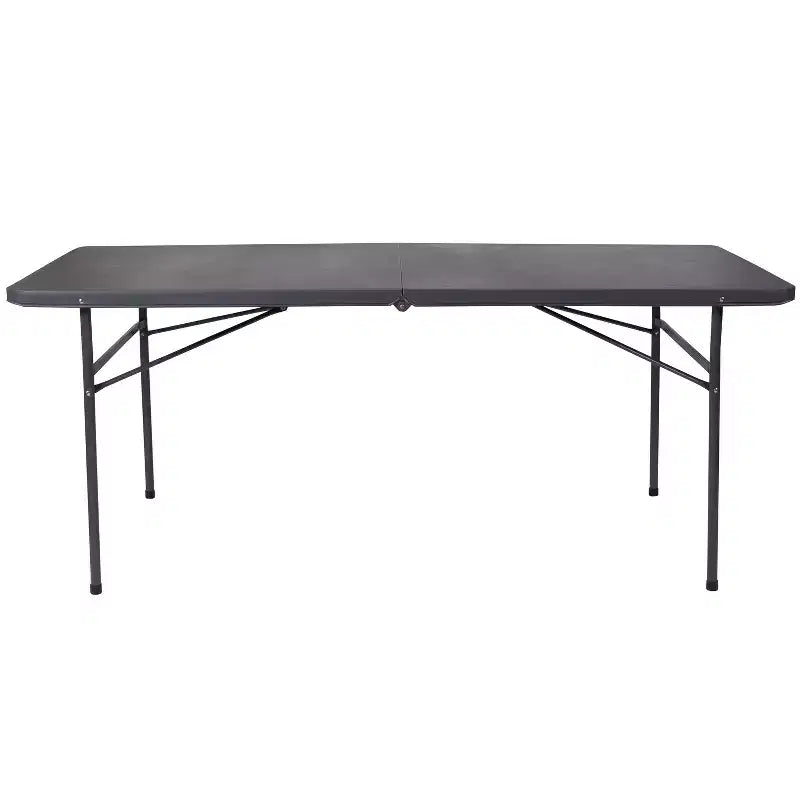 Flash Furniture Table pliante de banquet et d'événement en plastique de 1,8 m avec poignée de transport
