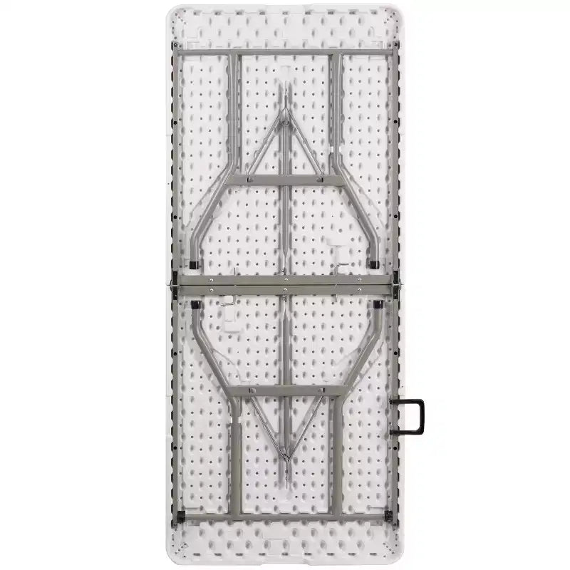 Flash Furniture Table pliante de banquet et d'événement en plastique de 1,8 m avec poignée de transport