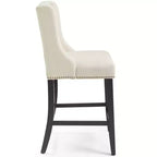 Lot de 2 tabourets de bar rembourrés en tissu Baron (hauteur comptoir) - Modway
