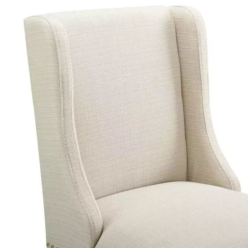 Lot de 2 tabourets de bar rembourrés en tissu Baron (hauteur comptoir) - Modway