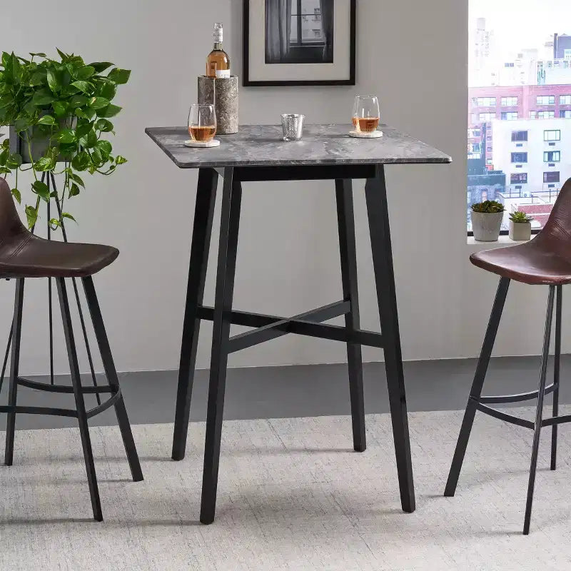 31 Kenilworth Square Table de Bar Moderne - Christopher Knight Home