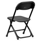 Flash Furniture Lot de 10 chaises pliantes en plastique pour enfants