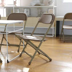 Flash Furniture Lot de 10 chaises pliantes en plastique pour enfants